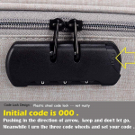 3-kihiline lukuga dokumendikast, failide hoiukorraldaja, veekindel turvakott