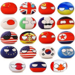 19 tk Country Balls Palusm&auml;nguasjade Komplekt, 10 cm Poola Palli Palusnukk, Ripatsi Tarvikud, T&auml;idisega M&auml;nguasjad Kingitused Lastele T&auml;iskasvanutele