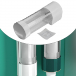 &Uuml;hekordselt kasutatavate pabertopside jaoturi plasttopsihoidja veedosaatori jaoks Seinale paigaldatav automaatne tassihoidja tasside konteiner