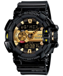 Casio G-SHOCK Meeste Vaik 200M Veekindel P&otilde;rutuskindel Alarmi Kvartsikell GBA-400-1A9 must