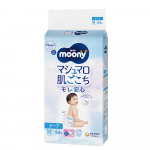 Suurus Moony Marshmallow Soft M&auml;hkmed 54 m&auml;hkmet [Kleeplindiga, M] Lekkimiskindel (6-11 kg) valge