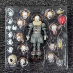 NECA IT Pennywise Deluxe Edition 7 tegevuskuju Ultimate Horror kogutav mudel Lauakaunistus &Uuml;llatuskingitus M&auml;nguasjad, mis on disainitud poistele