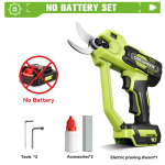 ONEGREEN Harjadeta 30MM Elektriline Oksak&auml;&auml;r 2 K&auml;iku Juhtmeta Puu Bonsai L&otilde;ikepuude K&auml;&auml;rid T&ouml;&ouml;riistad Makita 21V Aku Pinni jaoks NO Battery