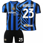2024-25 Inter Milani kodus&auml;rk #10 Lautaro #9 Thuram #23 Barella Jalgpallis&auml;rgid 24