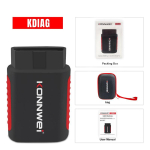 2026 KONNWEI KDIAG Full System Auto Scanner Reset SAS EPB Service ECU Programmer OBD OBD2 Car Diagnostic Tool pk Thinkdiag MINI KDIAG black