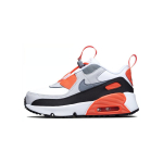 Nike Air Max 90 Toggle Keskmise s&auml;&auml;rega Lastejalatsid Hall Valge Oranž Imikud ja V&auml;ikelapsed CV0065-100 23.5