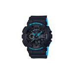 Casio G-SHOCK seeria teemaseeria klassikaline osutitega kahekordse kuvariga sihver spordikell veekindel kvartskellamehhanism Jaapani ja Korea kell meeste GA-110LN-1A must