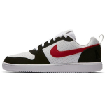Nike Court Borough Low Valge Must Punane Meeste Tennised Gym-Red 838937-102 42.5
