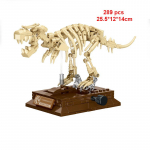 Dinosauruse luustiku fossiilide ehitusklotside komplektid Tyrannosaurus Rex Pterosaur Brachiosaurus MOC Loovhariduslikud m&auml;nguasjad Kingitus