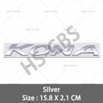 3D metallist Kona t&auml;he-s&otilde;na kleebised auto tagaluugi embleemm m&auml;rk kleebis Encino auto stiilimiseks kere kaunistus kleebis tarvikud h&otilde;be
