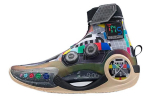 Li Ning WOW 9 Infinity Korvpallijalatsid Meeste K&otilde;rge S&auml;&auml;rega Must/Mitmev&auml;rviline ABER003-2 42