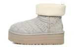 UGG Classic Mini Platvormvildist Saabas Hall Naiste 1144047-GREY 39