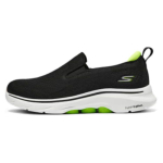 Skechers Go Walk 7 V&otilde;rk Mugavad P&otilde;rutust Neelavad Vastupidavad Madalad Vabaaja Jalan&otilde;ud Meeste toss Must Valge 216637-BKLM 43.5 black