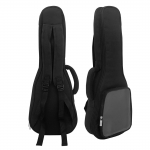23-tolline v&auml;ike kitarrikott, l&auml;bipaistev k&uuml;ljetasku, ukulele kott, kaasaskantav seljakott, ukulele pluss puuvillane kott 23inch must
