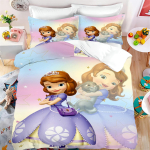 Printsess Multikate Prindiga Tekikott Komplekt, T&otilde;mblukuga Mugav Kodu Voodipesu, T&auml;iuslik Kingitus T&uuml;drukutele Laste Magamistuppa 90x200cm beige