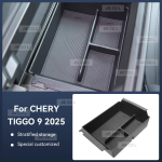 CHERY TIGGO 9 PHEV 2025 Auto Keskkonsooli K&auml;etoe Panipaiga Karbi Korraldaja Karbi Siseviimistluse Tarvikud Hoidmine Korrastamine must