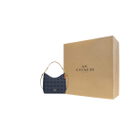 COACH Laurel Kangast Crossbody &Uuml;he &otilde;la K&auml;ekott Suur Naiste Denim Sinine Gift Box Set (Basic Set + Yellow Gift Box) denim sinine v&auml;rv