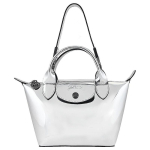 Longchamp Le Pliage Cuir 17 metallik l&otilde;uendist k&auml;ekott mini naiste h&otilde;bedane 1500HTE023 h&otilde;be