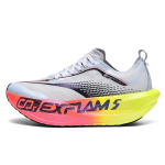 Laste noorte jooksutossud s&uuml;sinikplaadiga treeninguks ja v&otilde;istlusteks kerged hingavad sportlikud tossud Size 39, Insole Length 25.37 cm gray