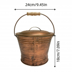 Retro pronksist raudne tuhatoos k&uuml;tmiseks ja hoiustamiseks Antique Bronze pronksi