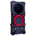 Tehasehind vivo X300 Pro p&ouml;&ouml;rleva hoidikuga &otilde;&otilde;nesmetallist telefoni&uuml;mbrisele koos rihmaga For vivo X300 Pro&Opp Bag must