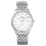 Longines Master Collection Automaatne Mehaaniline Liikumine 30m Veekindel Kell 38.5mm Valge T&auml;hikuga Roostevabast Terasest K&auml;ev&otilde;ru L4.960.4.12.6 L4.860.4.12.6 - 35MM