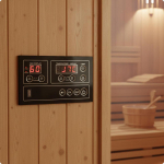 Infrapuna sauna kontroller Lihtne paigaldada K&uuml;ttekeha Muusikafunktsioon Aurusauna jaoks