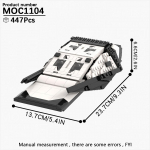 MOOXI Interstellaarne Sci-Fi Filmist Stseen Kosmoselaev T&auml;iskasvanute Ehitusklotside Komplekt MOC Tellised Mudelkomplekt DIY M&auml;nguasjad Lastele Poistele T&uuml;drukutele Kingitus