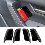 Silikoonist ukselingi hoiualus Mazda CX-60 CX-70 CX-80 CX-90 jaoks &ndash; Peidetud autokorraldaja for CX-60 22-25 must