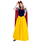 Elegantne T&auml;iskasvanute Lumivalgekese Kleit Cosplay Kost&uuml;&uuml;m Fantaasiateemaliste &Uuml;rituste Ja Halloweeni Jaoks S yellow