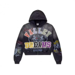 Unisex &Uuml;legabariidiline Kapuutsiga T&otilde;mblukuga Dressipluus Streetwear Vabaaja Pullover Meestele Naistele S gray