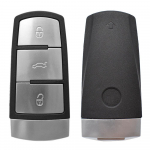 3 nupuga auto kaugjuhtimispuldi v&otilde;tme&uuml;mbris Volkswagen CC VW Passat B6 3C B7 v&otilde;tme vahetus 2005-2015 must