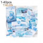 OUGEYA 40 tk. Lillede maastik Scrapbooking kleebis DIY p&auml;eviku albumi kaunistuskleebis 1