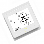Wi-Fi Smart Thermostat Temperatuurikontroller APP Control 5A &Uuml;hildub Alexa / Google'iga No Wifi valge