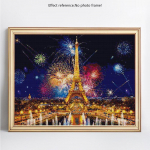 5D DIY Teemantmaal Eiffeli torn Teemanttikandid Mosaiik Ristpistes Rhinestones 20X30CM