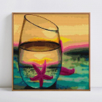 5D isetegemise teemantmaali tass ristpistes t&auml;isekraanil teemanttikandiga kivid 30x30CM