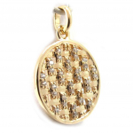 Les Tr&eacute;sors De Lily [K5911] - Pendentif 'D&eacute;esse' Plaqu&eacute; Or kuld