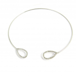 Les Tr&eacute;sors De Lily [M1972] &ndash; valge disainer  Sissi  choker valge