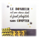 Les Tr&eacute;sors De Lily [P2734] - S&auml;delevate kleebiste leht  S&otilde;numid  ( &Otilde;nn on midagi, mida tuleb nautida ilma loendamata ) - 60x32 cm kuld