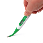 Loomade termomeeter digitaalne LED-ekraaniga termomeeter, kiire n&auml;it, t&auml;pne veekindel lemmiklooma digitaalne roheline