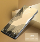 Peegelklapiga telefoni&uuml;mbris Samsung Galaxy A21S A51 A71 A50 A70 A30 A01 A11 A21 A31 A41 A81 A91 A40 A20 A10 S A20E M11 M21 M31 M51 M30S M60S M80S kate Samsung Galaxy M21 kuld