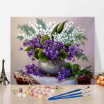 K&auml;sitsi maalitud digitaalne &otilde;limaal Kodukaunistus l&otilde;uend DIY maalimine numbrite j&auml;rgi &otilde;limaal 40x50cm no frame