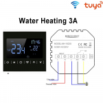 Termostaat TuYa Smart WiFi termostaat vee/elektri p&otilde;randak&uuml;te vee/gaasikatel temperatuuri regulaator wifi water heating valge