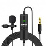 SYNCO Lav-S8 Professionaalne Lavalier mikrofoni klambriga mitmesuunaline revmikrofoni m&uuml;rasummutus must