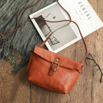 Johnature ehtsast nahast mini Crossbody kotid naistele Vintage naturaalsest pehmest veisenahast &uuml;hev&auml;rvilised mitmek&uuml;lgsed lihtsad &otilde;lakotid pruun