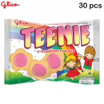 Glico Teenie Maasikamaitseline, Maasikamaitselise kondiitritoodetega k&uuml;psis, 45 g x 10 tk / 20 tk / 30 tk - Tai suupiste 45 g x 30 pcs