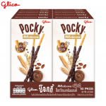 Glico Pocky Tervislik &scaron;okolaadimandel, &scaron;okolaadimandliga kaetud biskviitpulk, 36 gx 10 tk &ndash; Tai suupiste 36 g x 10 pcs