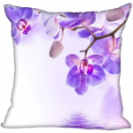 Orhidee lillede padjap&uuml;&uuml;r Padjap&uuml;&uuml;r Ornament Padjap&uuml;&uuml;r Pulmadekoratsioon 40x40cm