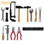 14 tk remondit&ouml;&ouml;riista ohutu minisuuruses plastist simulatsioonitehnilised remondit&ouml;&ouml;riistad kodu jaoks Random Style