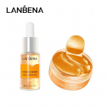 LANBENA C-vitamiini nahahooldussari 2 tk. komplekt valgendav seerum silmamaskid t&auml;pid tuhmuvad tumedad laigud tumedad ringid vananemisvastased 2pcs
